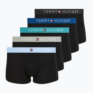 Vyriškos trumpikės Tommy Hilfiger Trunk black/ant silver/ves blue/opu bl/haz te