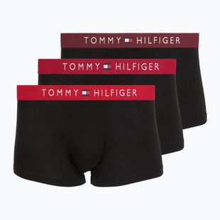 Vyriškos trumpikės Tommy Hilfiger Trunk WB 3 pack medium red/rasp juice/burgundy