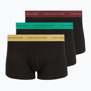 Vyriškos trumpikės Tommy Hilfiger Trunk Metallic gold/burgundy/green