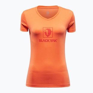 BLACKYAK Senepol Classic Logo nasturtium moteriški trekingo marškinėliai