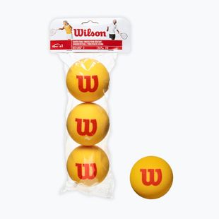 Vaikų teniso kamuoliukai Wilson Starter Tour Foam Tball 3 vnt. geltoni WRZ258900