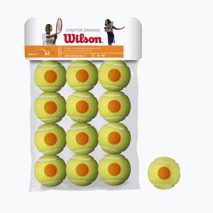 Wilson Starter Orange Tball teniso kamuoliukai 12 vnt. geltoni WRT137200