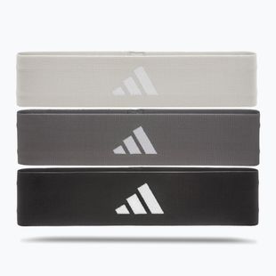 Mankštos juostų rinkinys adidas Resistance Band 3 vnt. black/ grey/ white
