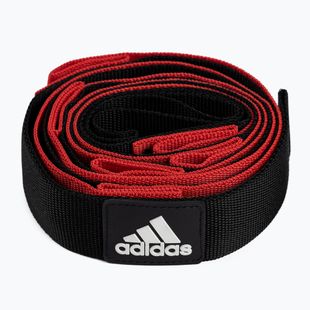 adidas juodai raudonas diržas treniruotėms ADTB-10608