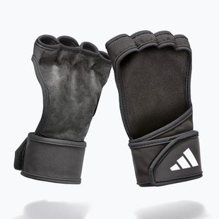 Treniruočių pirštinės adidas Open Back Training Gloves black