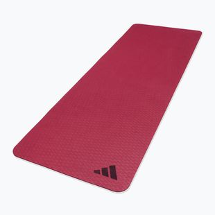 Fitneso kilimėlis adidas Yoga 6 mm collegiate burgundy