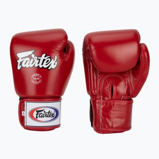 Bokso pirštinės Fairtex Universal "Tight-Fit" Design red