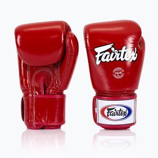 Bokso pirštinės Fairtex Universal "Tight-Fit" Design red