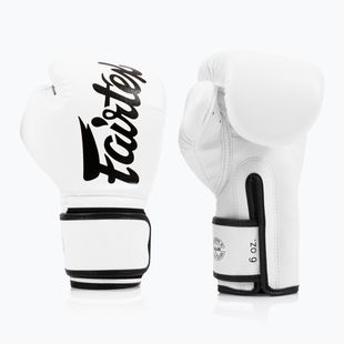 Bokso pirštinės Fairtex Microfiber white