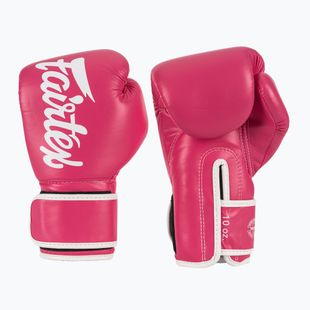 Bokso pirštinės Fairtex Microfiber pink/white