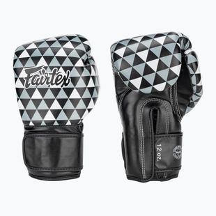 Bokso pirštinės Fairtex Microfiber Art Prism black