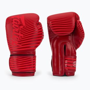 Bokso pirštinės Fairtex Microfiber Art Collections Minimalism Art red