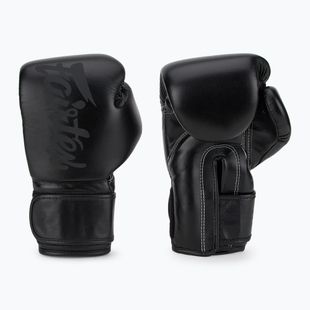 Bokso pirštinės Fairtex Microfiber Art Collection Solid black