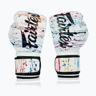 Bokso pirštinės Fairtex Microfiber Art Collections Painter white