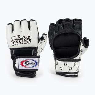Fairtex Super Sparring graplingo pirštinės baltos/juodos spalvos