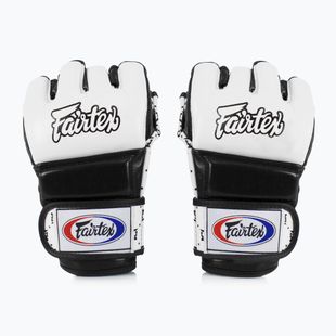 Fairtex Super Sparring graplingo pirštinės baltos/juodos spalvos