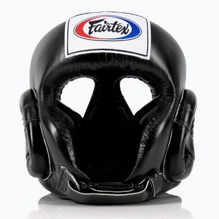 Bokso šalmas Fairtex Muay Thai Competition black