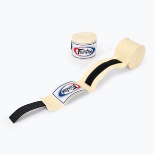 Bokso tvarsčiai Fairtex Handwraps 455 cm white