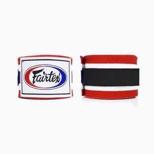 Bokso tvarsčiai Fairtex Handwraps 455 cm red/white/blue