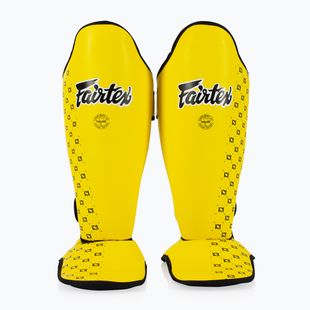 Fairtex varžybų blauzdų kilimėliai geltoni