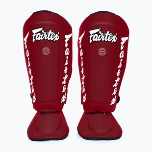 Fairtex nuimamos blauzdų apsaugos, dar žinomos kaip blauzdikaulių apsaugos. "Twister" raudona