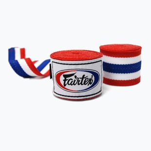 Bokso raiščiai Fairtex Handwraps 300 cm red/white/blue