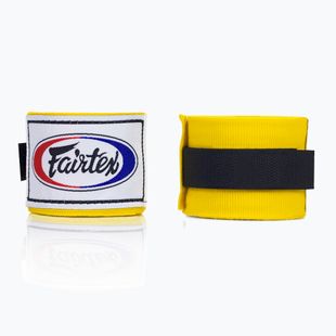 Bokso raiščiai Fairtex Handwraps 300 cm yellow