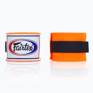Bokso raiščiai Fairtex Handwraps 300 cm orange