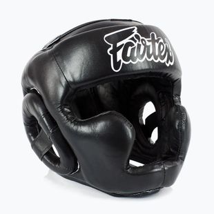 Vaikiškas bokso šalmas Fairtex Headguard for Kids black