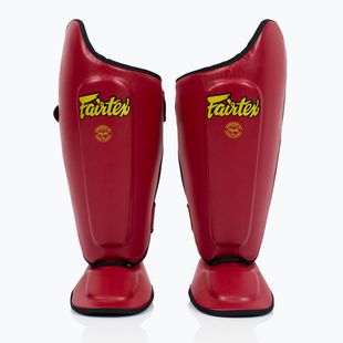 Fairtex Ultimate Shin Pads raudonos spalvos