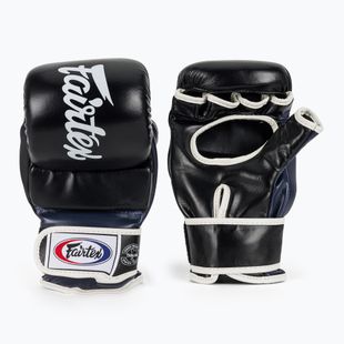Fairtex Super Sparring Grappling pirštinės juoda/mėlyna