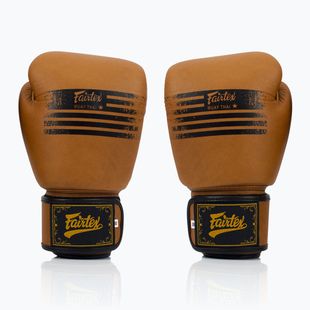 Bokso pirštinės Fairtex Legacy Genuine brown