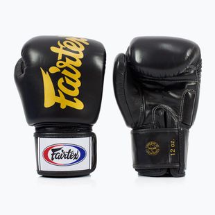 Bokso pirštinės Fairtex Deluxe Tight-Fit black
