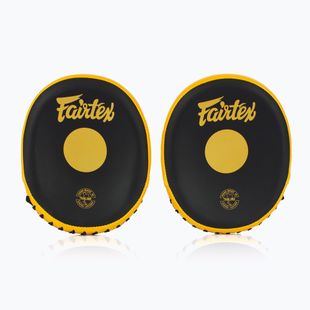Fairtex Speed & Accuracy Focus Mitts juodos/auksinės treniruočių letenos
