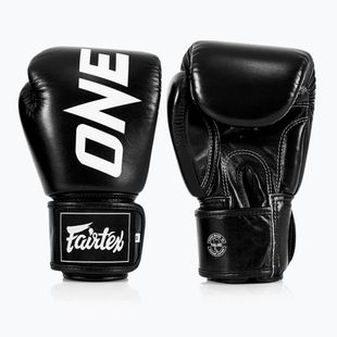 Bokso pirštinės Fairtex ONE X Fairtex Boxing black