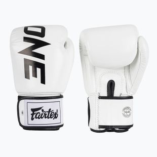 Bokso pirštinės Fairtex ONE X Fairtex Boxing white