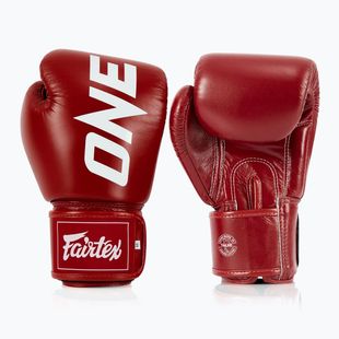 Bokso pirštinės Fairtex ONE X Fairtex Boxing red