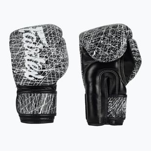 Bokso pirštinės Fairtex Microfiber Art Collections Painter black/white