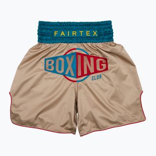 Fairtex bokso šortai BT2010 "Vintage" chaki spalvos bokso šortai