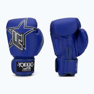Bokso pirštinės YOKKAO Institution Boxing blue