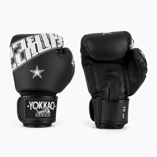 Bokso pirštinės YOKKAO Lettering Boxing black