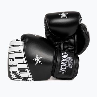 Bokso pirštinės YOKKAO Lettering Boxing black