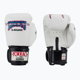 Vyriškos bokso pirštinės YOKKAO East Club white