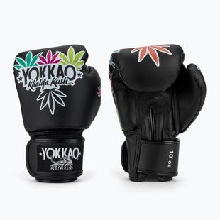 Bokso pirštinės YOKKAO Khalifa Kush Boxing black