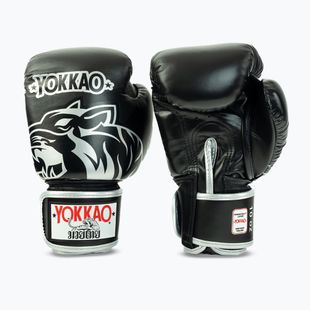 Bokso pirštinės YOKKAO Original Boxing Gloves absolute black