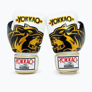 Bokso pirštinės YOKKAO Original Boxing Gloves absolute white