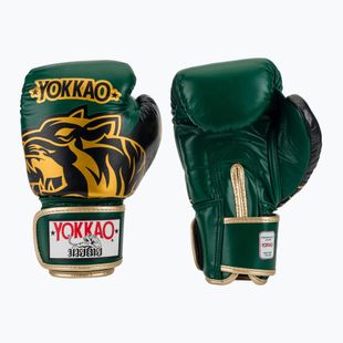 Bokso pirštinės YOKKAO Original Boxing Gloves forest green