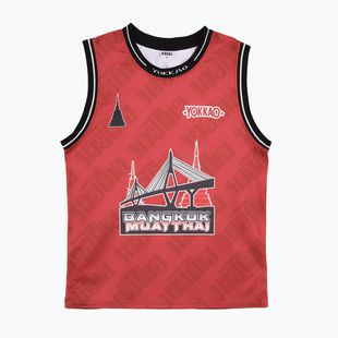 Vyriški treniruočių marškinėliai YOKKAO Basket Bridge Tank Top red