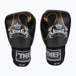 Top King Muay Thai Empower bokso pirštinės juodos TKBGEM