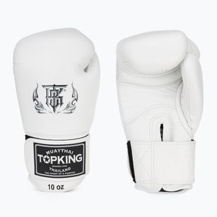 Top King Muay Thai Ultimate bokso pirštinės baltos TKBGUV-WH